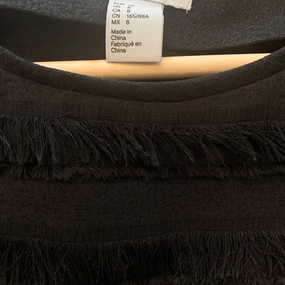 Black fringed top - Picture 3 of 5